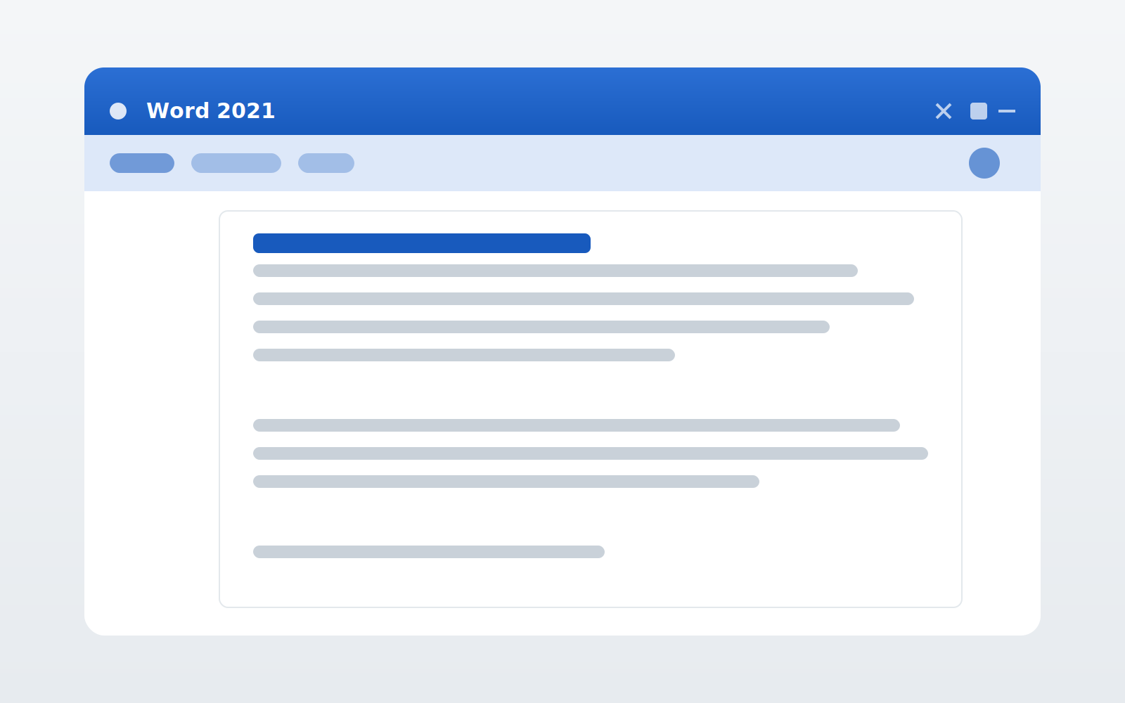 Microsoft Word 2021 – Textverarbeitung mit PDF-Bearbeitung und Zeilenfokus
